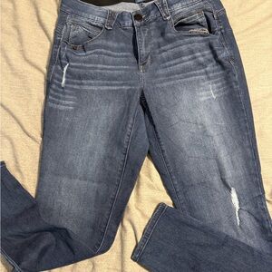 Democracy Women's Boyfriend Jeans in Dark Blue